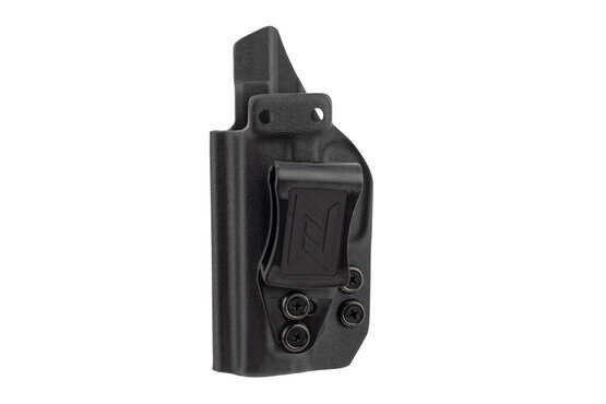 Left Hand Sig P365 N8 Tactical K0-1 IWB Holster has adjustable retention screws
